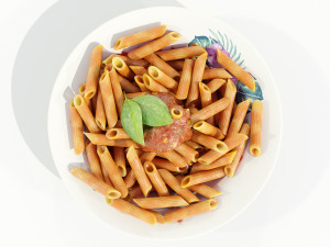 Pasta with Bolognese Sauce Modello 3D