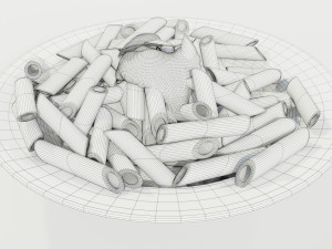 Pasta with Bolognese Sauce Modello 3D