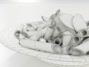 Pasta with Bolognese Sauce Modello 3D