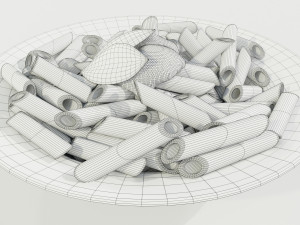Pasta with Bolognese Sauce Modello 3D