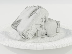 Honeycomb Pieces 3Dモデル