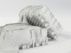 Honeycomb Pieces 3Dモデル
