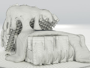 Honeycomb Pieces 3Dモデル