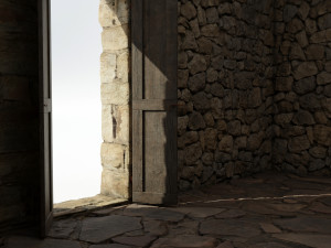 Old Italian Stone Shed 3Dモデル