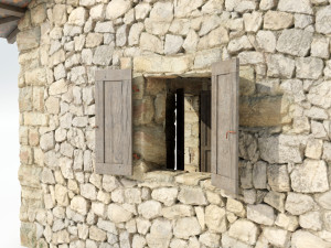 Old Italian Stone Shed 3Dモデル