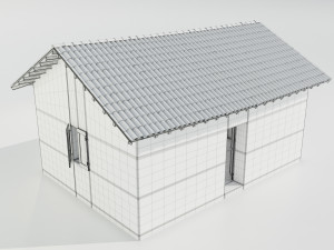 Old Italian Stone Shed 3Dモデル