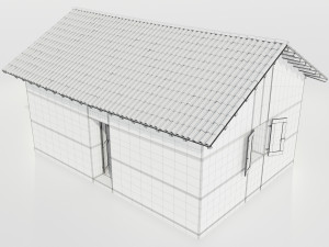 Old Italian Stone Shed 3Dモデル