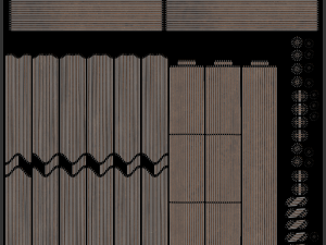 Wooden Fence Modèle 3D