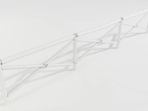 Cerca de madeira Modelo 3D