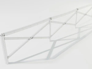 Cerca de madeira Modelo 3D