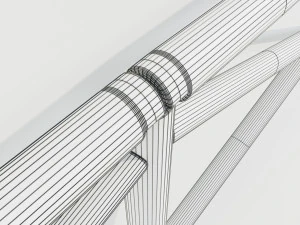 Cerca de madeira Modelo 3D