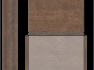 Prosty drewniany znak Model 3D