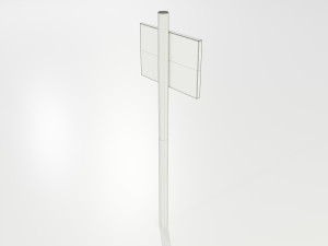 Simple Wooden Sign Modello 3D