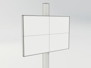Simple Wooden Sign Modello 3D
