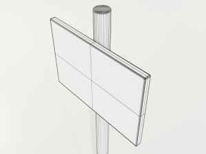 Simple Wooden Sign Modello 3D
