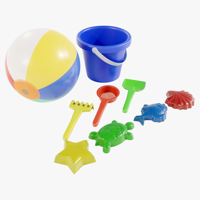 Beach Toys Set 3D-Modell .c4d .max .obj .3ds .fbx .stl .blend 