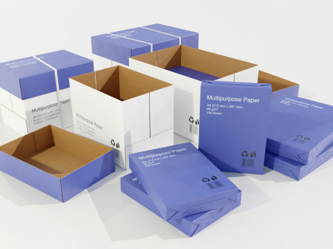 Paper Boxes Modèle 3D