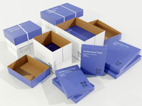 Paper Boxes Modèle 3D