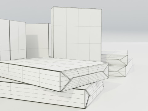 Paper Boxes Modèle 3D