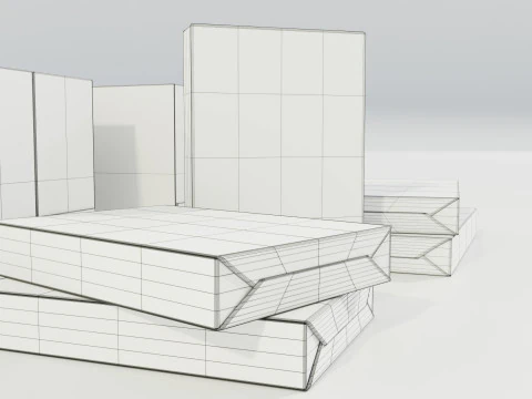 Paper Boxes 3D Model