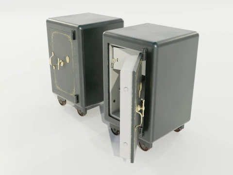 Vintage Safe 3D Model