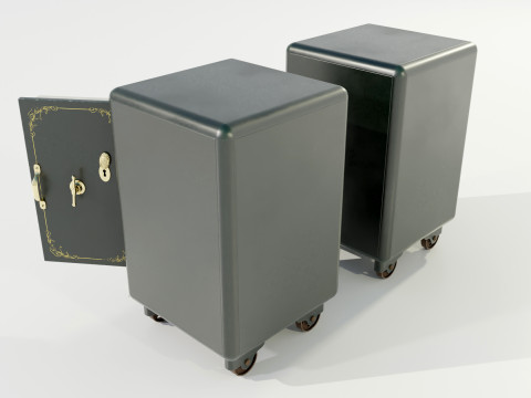 Vintage Safe 3D Model