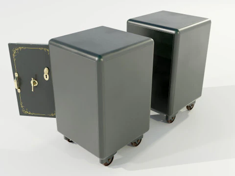 Vintage Safe 3D Model