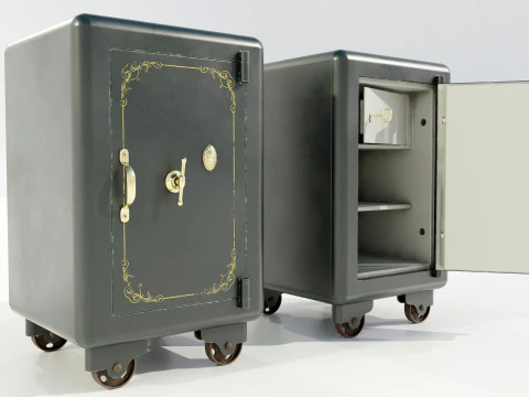 Vintage Safe 3D Model