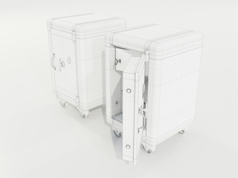 Vintage Safe 3D Model