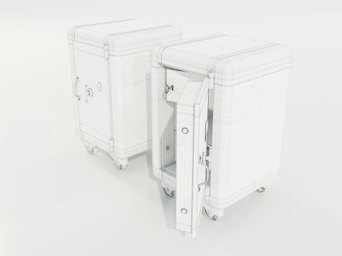 Vintage Safe 3D Model