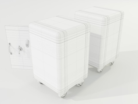 Vintage Safe 3D Model