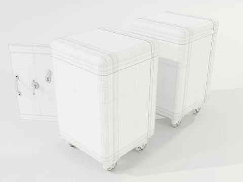 Vintage Safe 3D Model