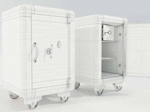 Vintage Safe 3D Model