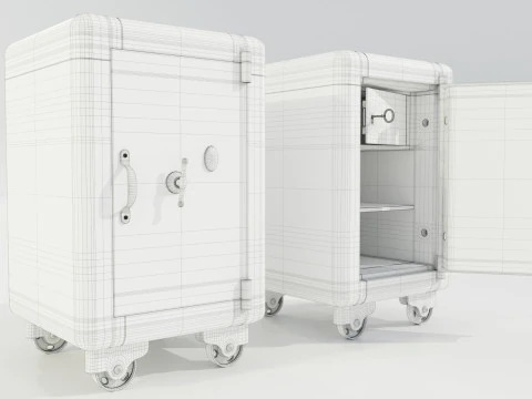 Vintage Safe 3D Model