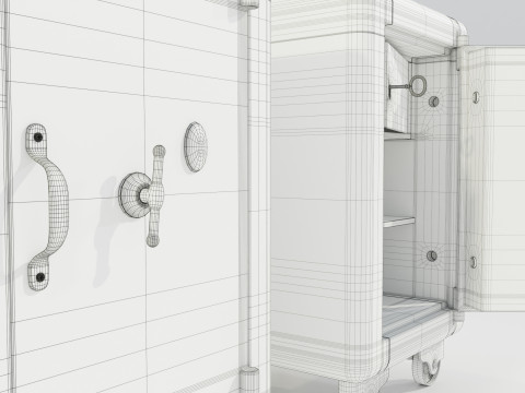 Vintage Safe 3D Model