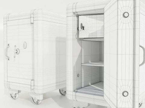 Vintage Safe 3D Model