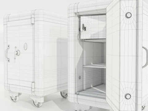 Vintage Safe 3D Model