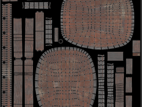 Old Rusty Wheelbarrow 3D 모델