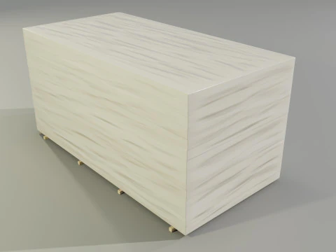 Insulation Boards Stack 3D Model