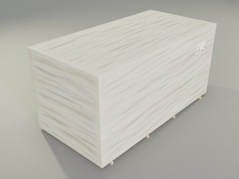 Insulation Boards Stack Modelo 3D