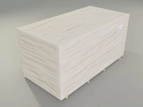 Insulation Boards Stack 3D Model