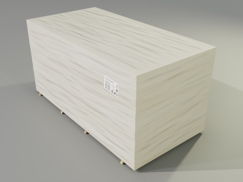 Insulation Boards Stack Modelo 3D