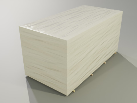 Insulation Boards Stack Modelo 3D