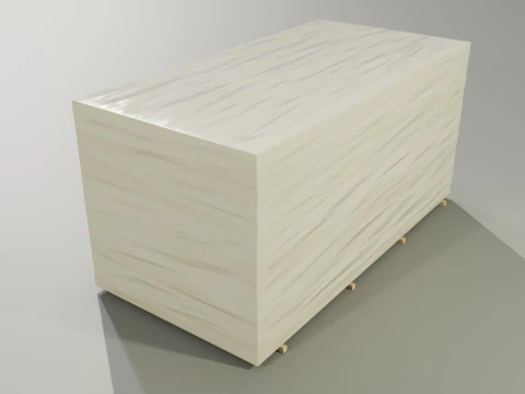 Insulation Boards Stack 3D Model