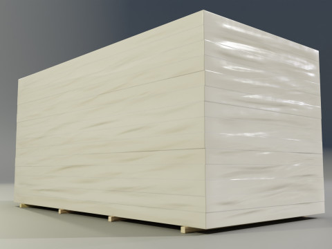 Insulation Boards Stack Modelo 3D