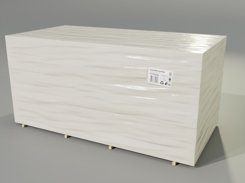 Insulation Boards Stack Modelo 3D