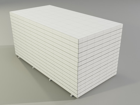 Insulation Boards Stack Modelo 3D