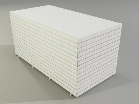 Insulation Boards Stack 3D Model