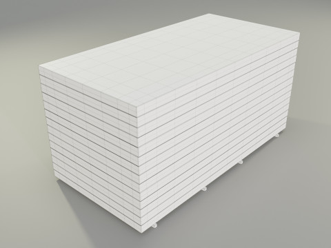 Insulation Boards Stack Modelo 3D