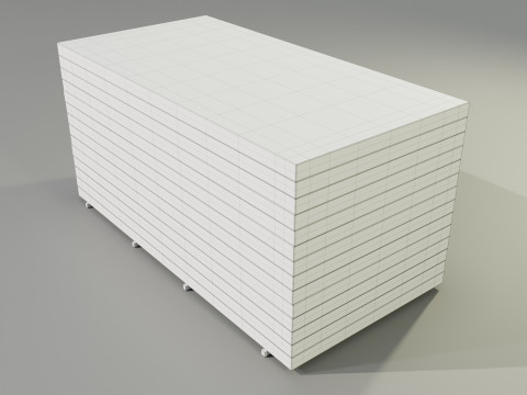 Insulation Boards Stack Modelo 3D
